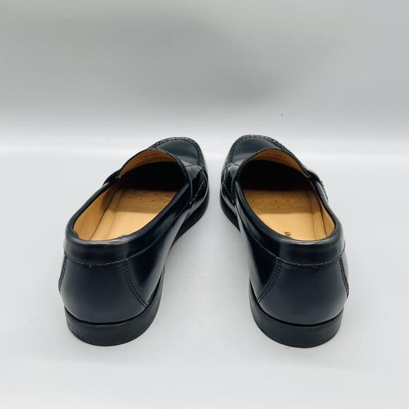 Johnston & Murphy Shoes Men 8.5 Black Leather Penny Loafers Slip On Dress Casual main image 5